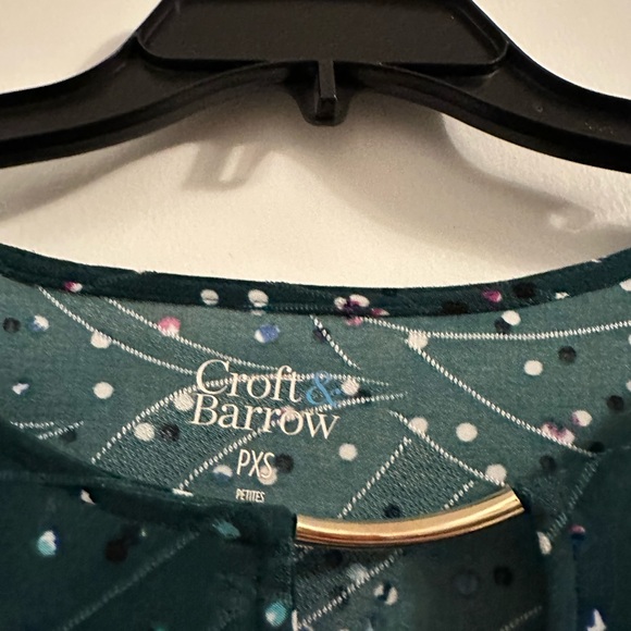 Croft and barrow women’s blouse top - Picture 2 of 2